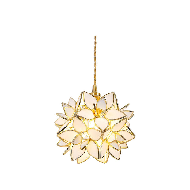Dazzling Capiz Shell Chandelier – Chic Illumination in Metal and Glass for your Living and Dining Spaces