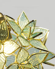 Dazzling Capiz Shell Chandelier – Chic Illumination in Metal and Glass for your Living and Dining Spaces
