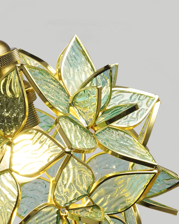 Dazzling Capiz Shell Chandelier – Chic Illumination in Metal and Glass for your Living and Dining Spaces