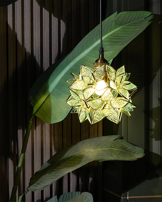 Dazzling Capiz Shell Chandelier – Chic Illumination in Metal and Glass for your Living and Dining Spaces