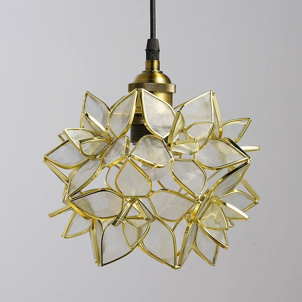 Dazzling Capiz Shell Chandelier – Chic Illumination in Metal and Glass for your Living and Dining Spaces