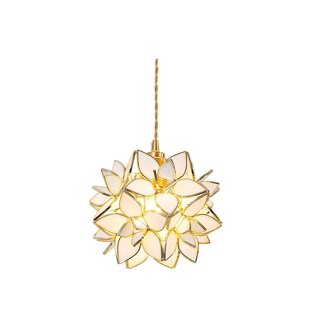 Dazzling Capiz Shell Chandelier – Chic Illumination in Metal and Glass for your Living and Dining Spaces