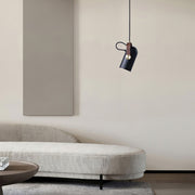 Industrial Pendant Light Karronade Nautical Charm – Elegant Metal Lamp for Your Living Room or Office