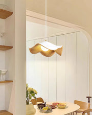 Casia Suspension Inspired by the Lotus – A Dazzling Blend of Metal and Resin