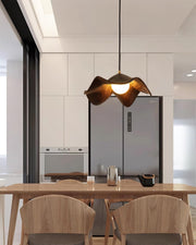 Casia Suspension Inspired by the Lotus – A Dazzling Blend of Metal and Resin