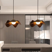 Casia Suspension Inspired by the Lotus – A Dazzling Blend of Metal and Resin