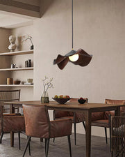Casia Suspension Inspired by the Lotus – A Dazzling Blend of Metal and Resin