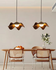 Casia Suspension Inspired by the Lotus – A Dazzling Blend of Metal and Resin