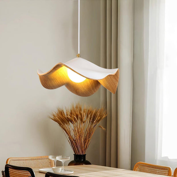 Casia Suspension Inspired by the Lotus – A Dazzling Blend of Metal and Resin