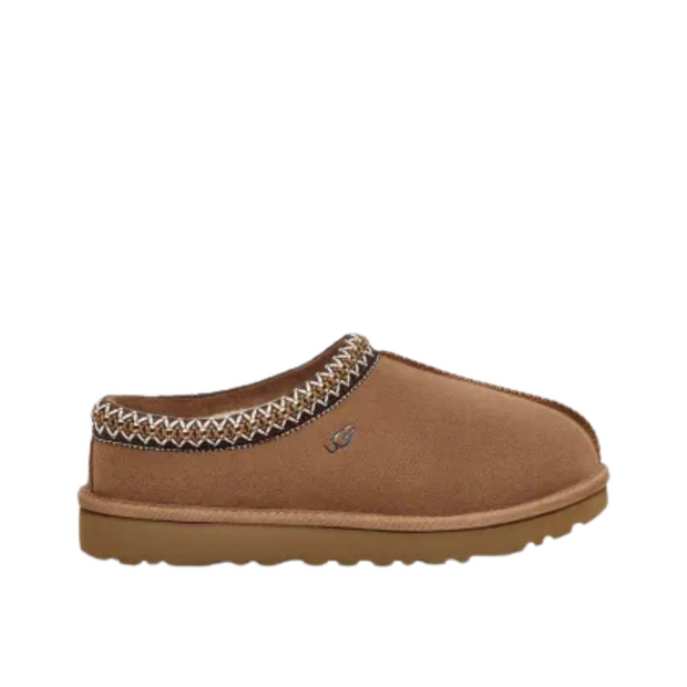 Unisex Suede Slippers with Natural Wool Lining – Tasman Model Chestnut Color, Comfort and Elegance
