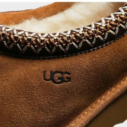 Unisex mockasiner med naturligt ullfoder – Modell Tasman kastanjefärgade, komfort och elegans