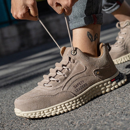 Ortopediska säkerhetsskor för kvinnor med ståltåhätta och halkfri sula – ergonomisk komfort och hållbarhet