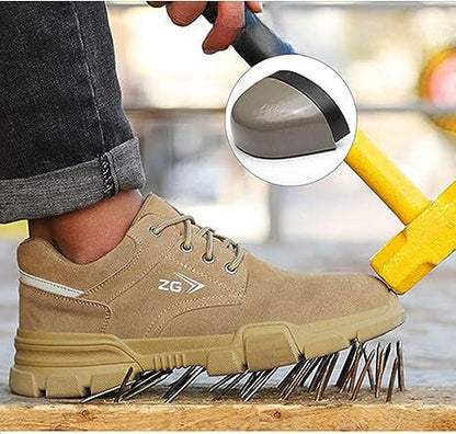 Ortopediska säkerhetsskor för kvinnor med ståltåhätta och halkfri sula – ergonomisk komfort och hållbarhet