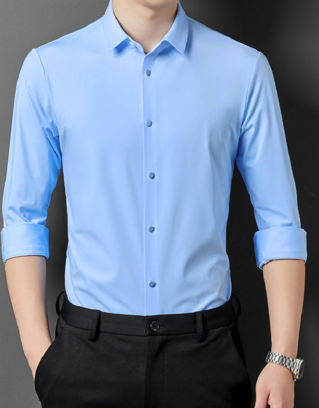 Chemise Stretch Élégante – Confort Optimal et Style Polyvalent
