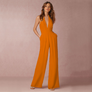 Combinaison Longue Noire pour Femmes – Élégante et Confortable, Disponible en Plusieurs Tailles