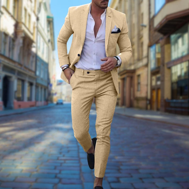 Slim Fit Men's Suit for Wedding - Elegance and Comfort, Premium Fabric, Ideal for All Occasions