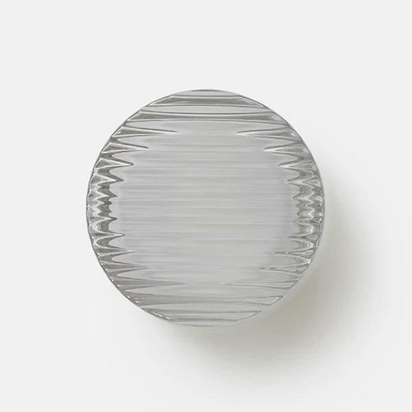 Elegant round LED wall sconce – Warm ambiance with Mylk glass diffuser for living room and bedroom decoration