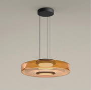 Superb glass pendant lamp in the shape of a moon – Chic and versatile indoor lighting