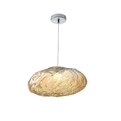 Elegant Blown Glass Pendant – A Chic and Modern LED Centerpiece