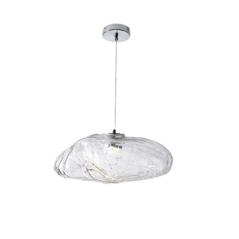 Elegant Blown Glass Pendant – A Chic and Modern LED Centerpiece