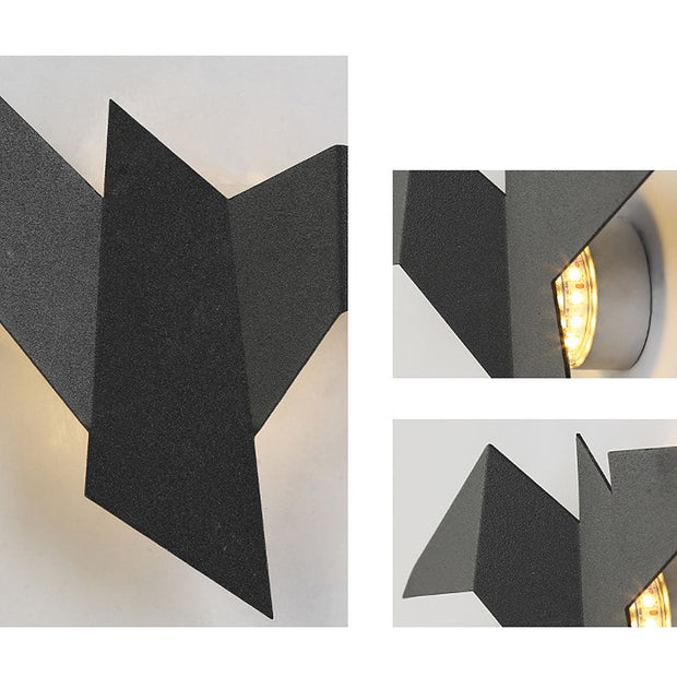 Wall Lamp Inspired by Whimsical Birds – Artistic Iron Lamp to Enhance Your Interior Decor