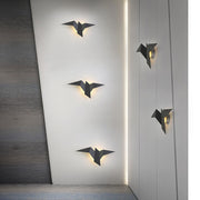 Wall Lamp Inspired by Whimsical Birds – Artistic Iron Lamp to Enhance Your Interior Decor