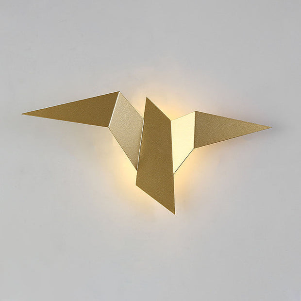 Wall Lamp Inspired by Whimsical Birds – Artistic Iron Lamp to Enhance Your Interior Decor