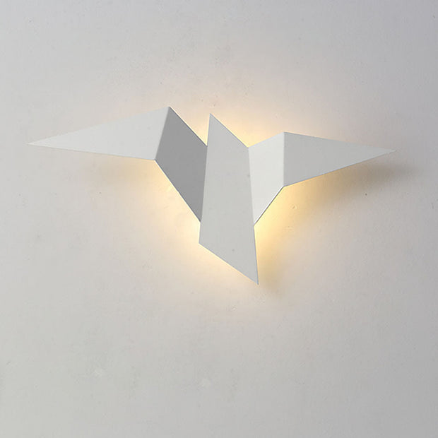 Wall Lamp Inspired by Whimsical Birds – Artistic Iron Lamp to Enhance Your Interior Decor