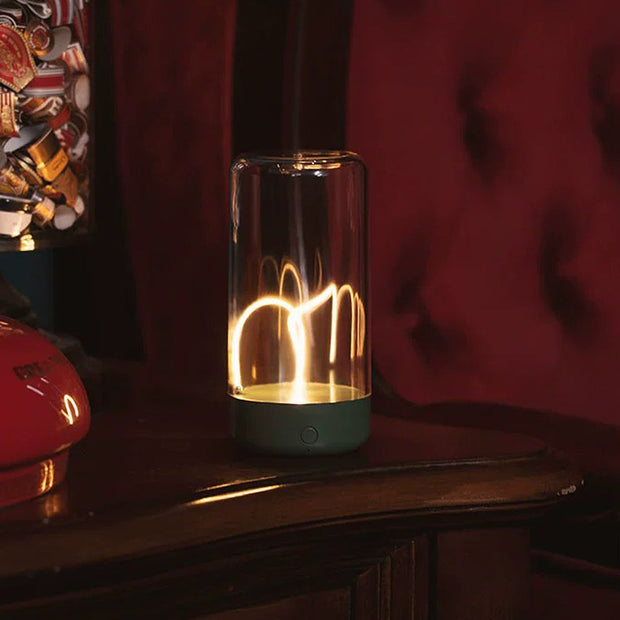 Elegant magnetic design wireless rechargeable LED table lamp