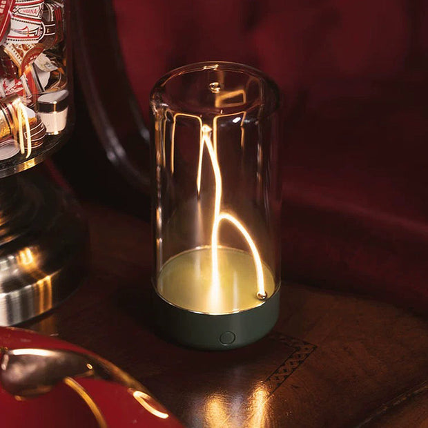 Elegant magnetic design wireless rechargeable LED table lamp