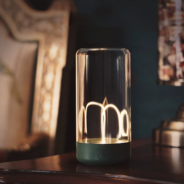 Elegant magnetic design wireless rechargeable LED table lamp