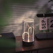 Elegant magnetic design wireless rechargeable LED table lamp