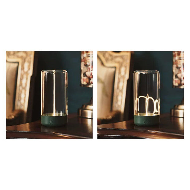 Elegant magnetic design wireless rechargeable LED table lamp