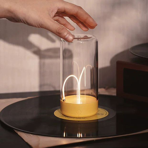 Elegant magnetic design wireless rechargeable LED table lamp