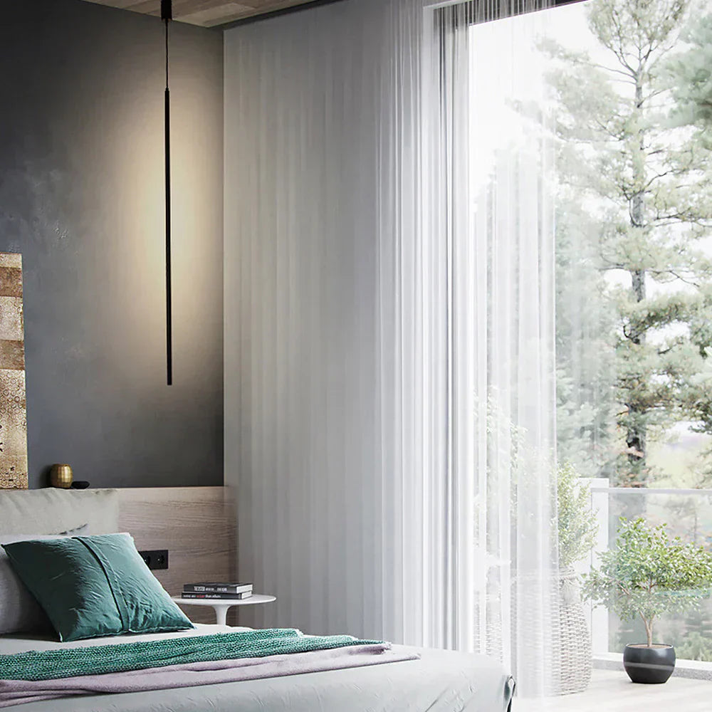 Suspension LED Longue en Aluminium Minimaliste – Fusion Parfaite de Style et d'Élégance Moderne