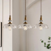 Mini retro chic wall sconce - Elegant glass and metal accent for your kitchen islands