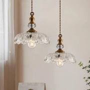 Mini retro chic wall sconce - Elegant glass and metal accent for your kitchen islands