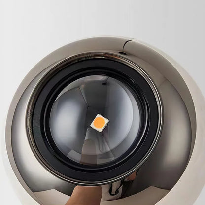 Luminaire à suspension en albâtre Nordic Elegance avec base en marbre luxueux