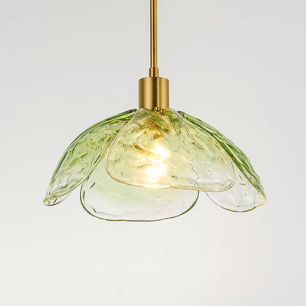 Charming Floral Suspension – Elegant Glass Lighting for Your Bedroom and Living Room