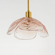 Charming Floral Suspension – Elegant Glass Lighting for Your Bedroom and Living Room
