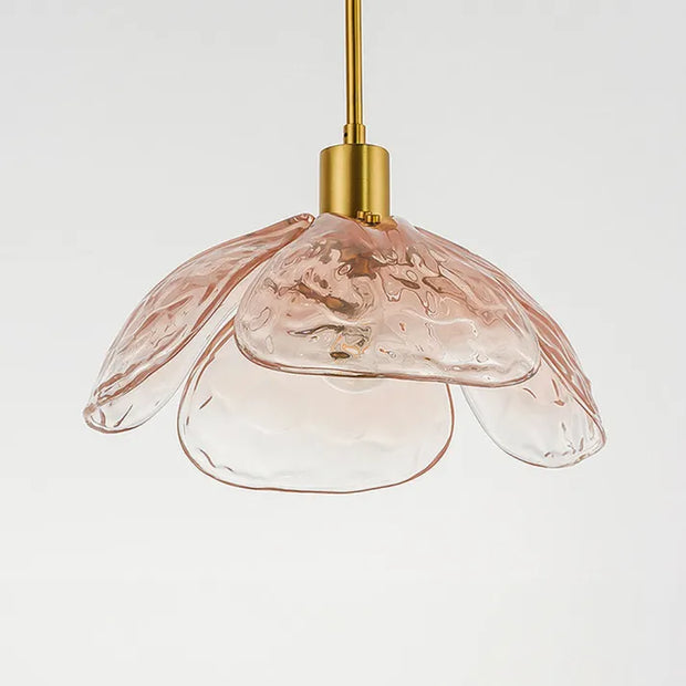 Charming Floral Suspension – Elegant Glass Lighting for Your Bedroom and Living Room