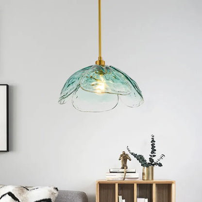 Suspension Florale Charmante – Éclairage en Verre Élégant pour Votre Chambre et Salon