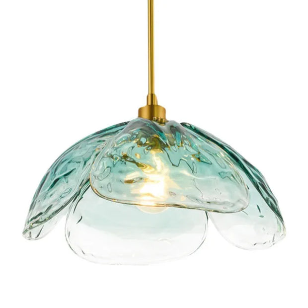 Charming Floral Suspension – Elegant Glass Lighting for Your Bedroom and Living Room