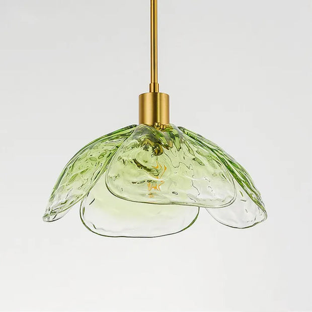 Charming Floral Suspension – Elegant Glass Lighting for Your Bedroom and Living Room
