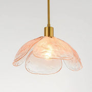 Charming Floral Suspension – Elegant Glass Lighting for Your Bedroom and Living Room