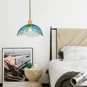 Charming Floral Suspension – Elegant Glass Lighting for Your Bedroom and Living Room