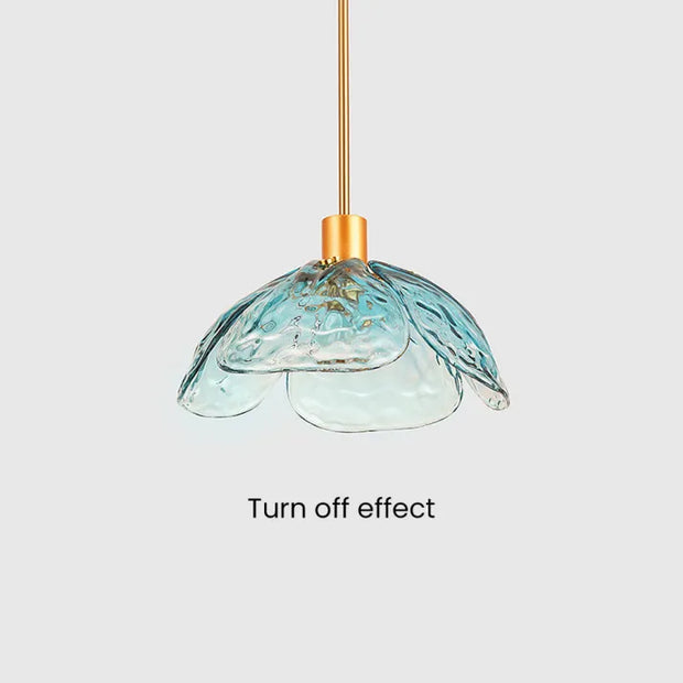 Charming Floral Suspension – Elegant Glass Lighting for Your Bedroom and Living Room