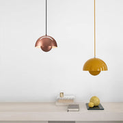AuroraGlo V2 Pendant Light - Elegant LED Lamp with a Flower Pot Design and Chic Scandinavian Elegance