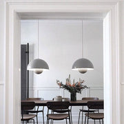AuroraGlo V2 Pendant Light - Elegant LED Lamp with a Flower Pot Design and Chic Scandinavian Elegance