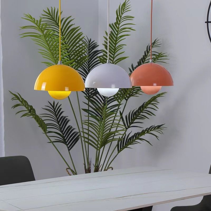 Suspension AuroraGlo V2 - Lampe LED élégante au design de pot de fleurs avec une élégance scandinave chic